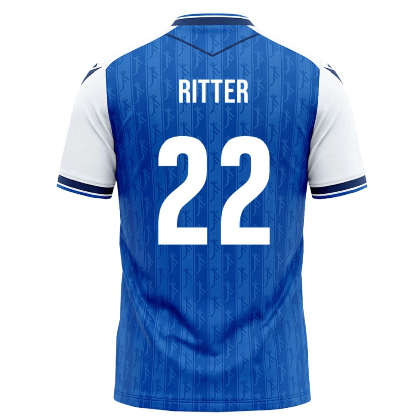 Danxen Dames Sara Ritter #22 Koninklijk Blauw Wit Thuisshirt Thuistenue 2026/27 T-Shirt