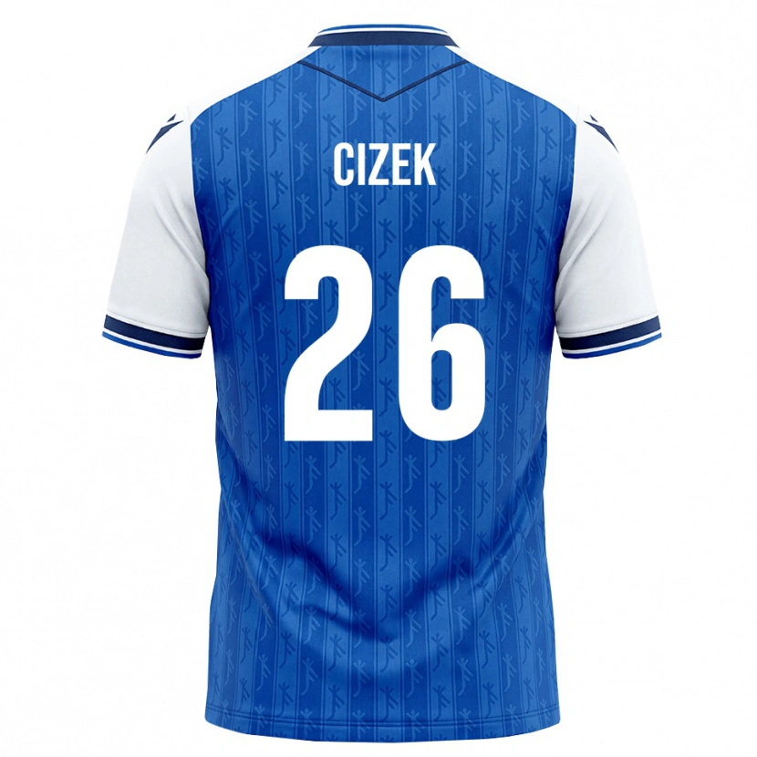 Danxen Dames Krystof Cizek #26 Koninklijk Blauw Wit Thuisshirt Thuistenue 2026/27 T-Shirt