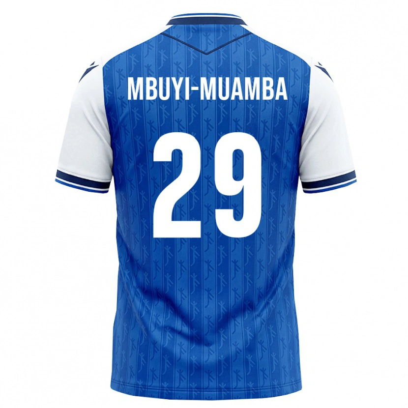 Danxen Dames Hubert Mbuyi-Muamba #29 Koninklijk Blauw Wit Thuisshirt Thuistenue 2026/27 T-Shirt