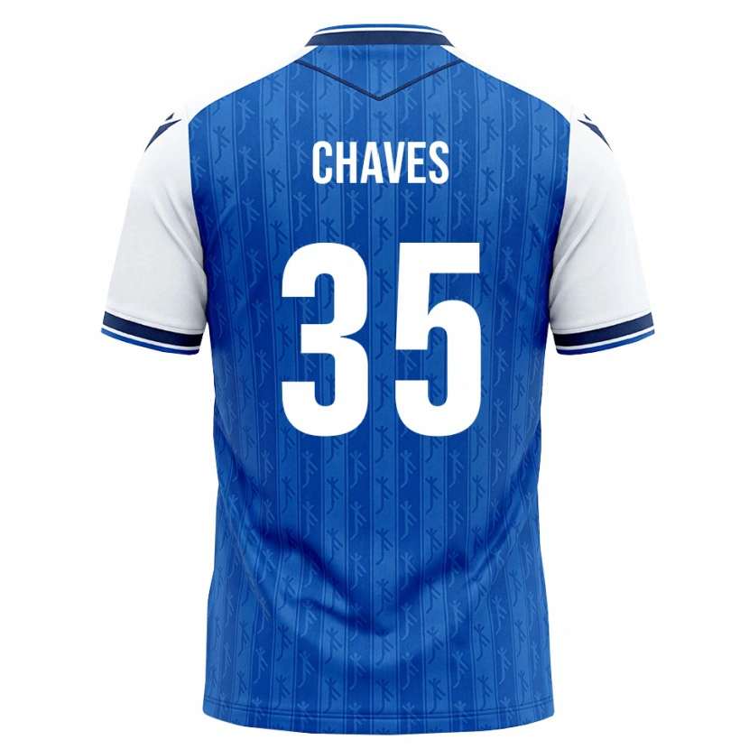 Danxen Dames Arthur Chaves #35 Koninklijk Blauw Wit Thuisshirt Thuistenue 2026/27 T-Shirt
