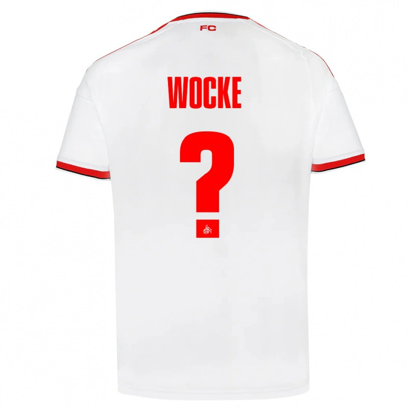 Danxen Dames Lukas Wocke #0 Wit Rood Zwart Thuisshirt Thuistenue 2026/27 T-Shirt