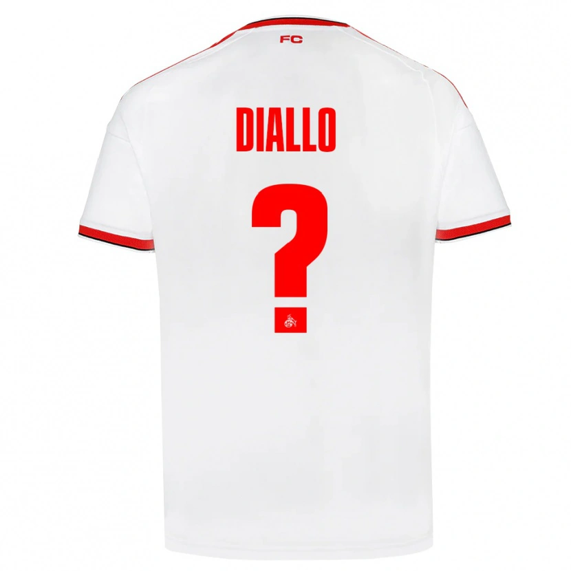 Danxen Dames Ismaila Diallo #0 Wit Rood Zwart Thuisshirt Thuistenue 2026/27 T-Shirt