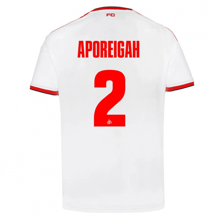 Danxen Dames Leo Aporeigah #2 Wit Rood Zwart Thuisshirt Thuistenue 2026/27 T-Shirt