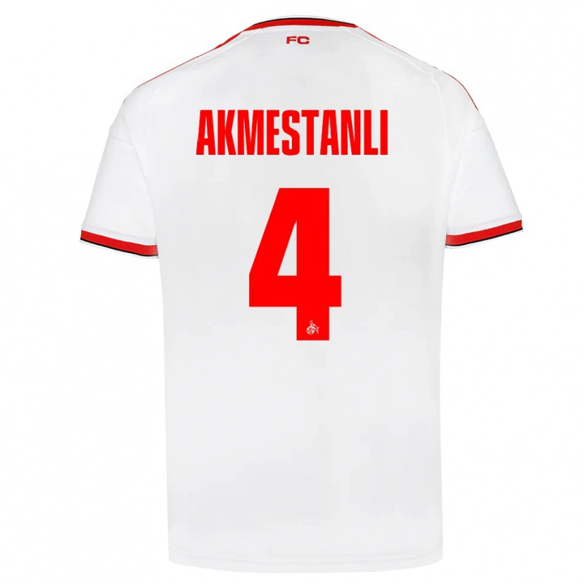 Danxen Dames Teoman Akmestanli #4 Wit Rood Zwart Thuisshirt Thuistenue 2026/27 T-Shirt