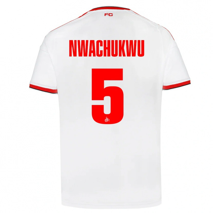Danxen Dames Ben Nwachukwu #5 Wit Rood Zwart Thuisshirt Thuistenue 2026/27 T-Shirt