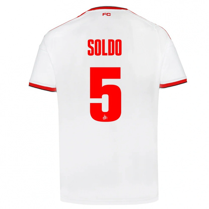 Danxen Dames Nikola Soldo #5 Wit Rood Zwart Thuisshirt Thuistenue 2026/27 T-Shirt