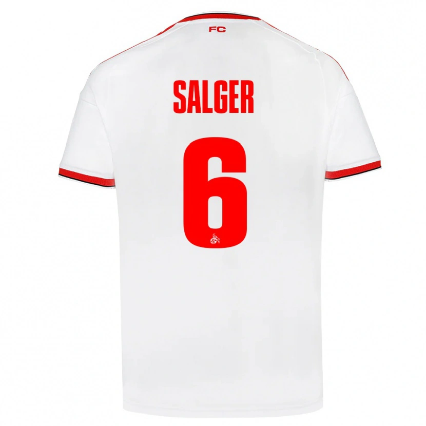 Danxen Dames Stephan Salger #6 Wit Rood Zwart Thuisshirt Thuistenue 2026/27 T-Shirt