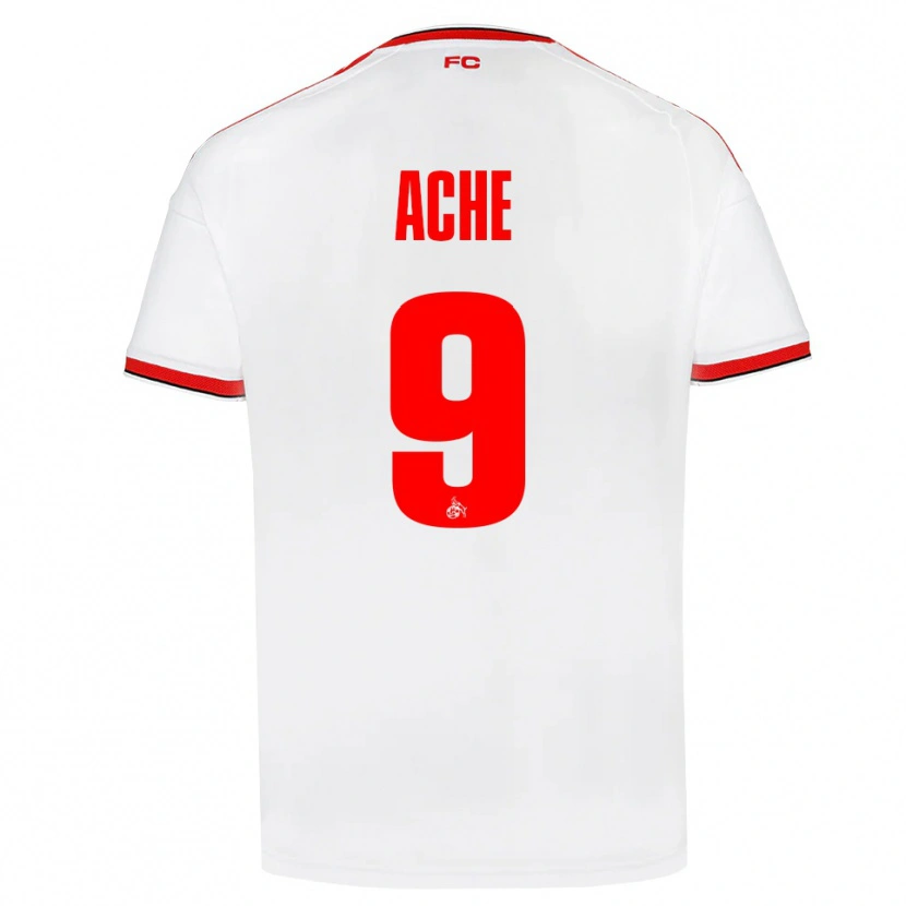 Danxen Dames Ragnar Ache #9 Wit Rood Zwart Thuisshirt Thuistenue 2026/27 T-Shirt