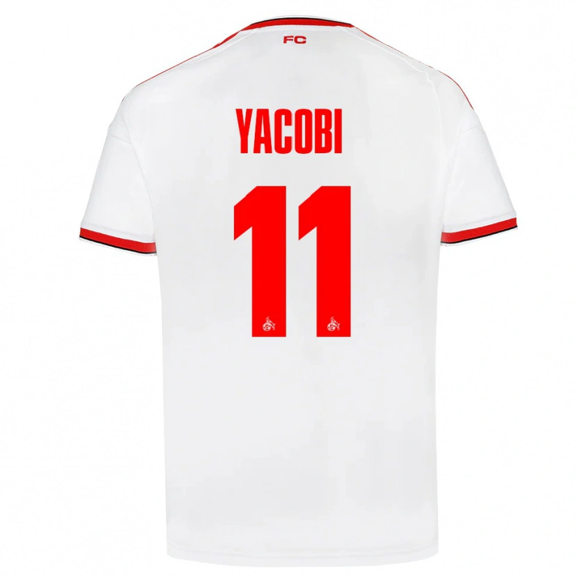 Danxen Dames Nilas Yacobi #11 Wit Rood Zwart Thuisshirt Thuistenue 2026/27 T-Shirt
