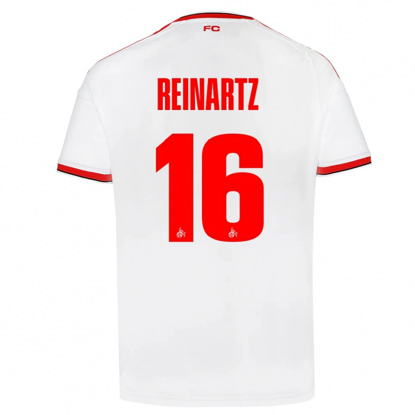 Danxen Dames Ben Reinartz #16 Wit Rood Zwart Thuisshirt Thuistenue 2026/27 T-Shirt