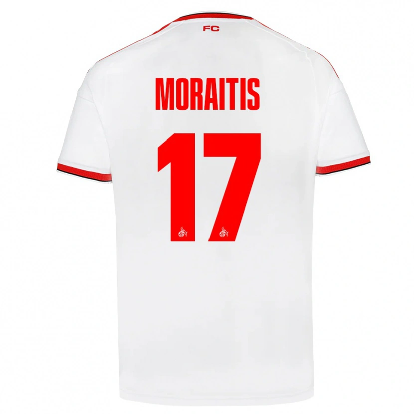 Danxen Dames Victor Moraitis #17 Wit Rood Zwart Thuisshirt Thuistenue 2026/27 T-Shirt