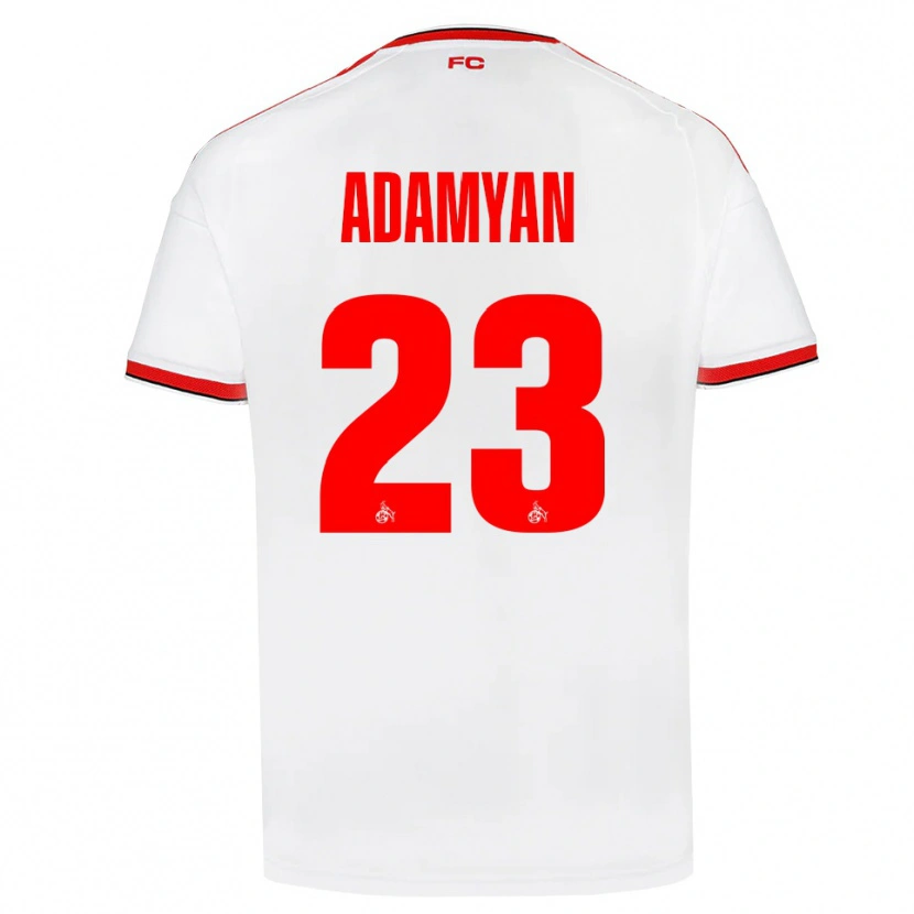 Danxen Dames Sargis Adamyan #23 Wit Rood Zwart Thuisshirt Thuistenue 2026/27 T-Shirt