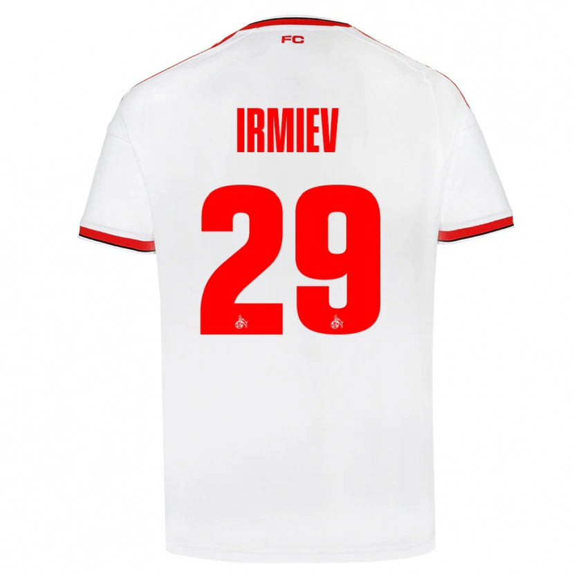 Danxen Dames Kristiyan Irmiev #29 Wit Rood Zwart Thuisshirt Thuistenue 2026/27 T-Shirt