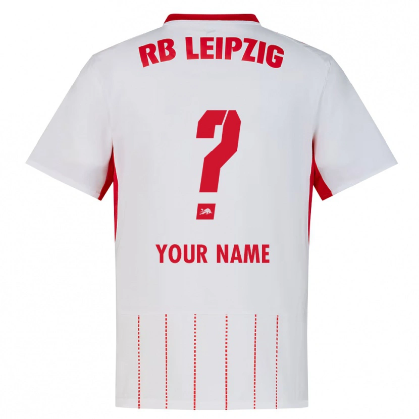 Danxen Dames Uw Naam #0 Rood Wit Geel Thuisshirt Thuistenue 2026/27 T-Shirt