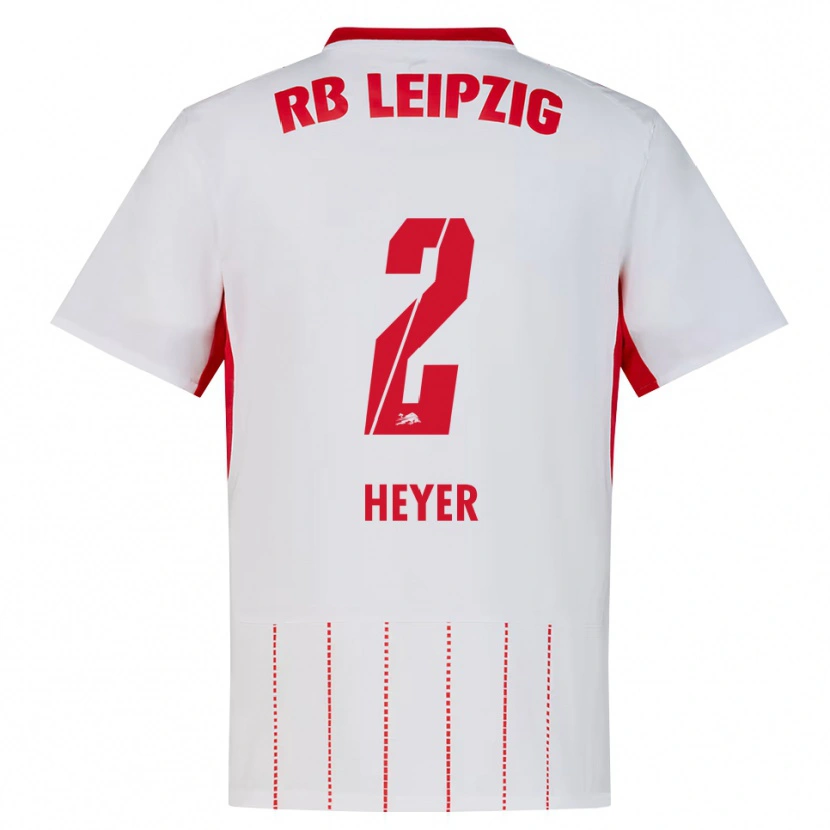 Danxen Dames Friedrich Heyer #2 Rood Wit Geel Thuisshirt Thuistenue 2026/27 T-Shirt
