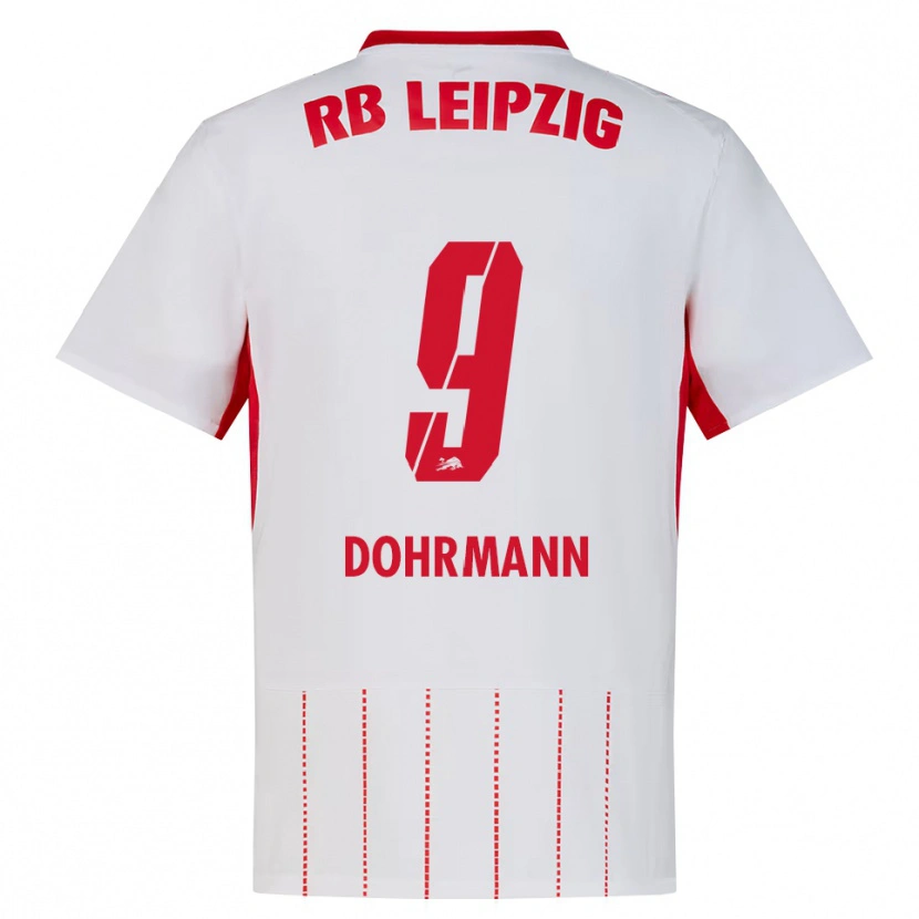 Danxen Dames Paul Dohrmann #9 Rood Wit Geel Thuisshirt Thuistenue 2026/27 T-Shirt