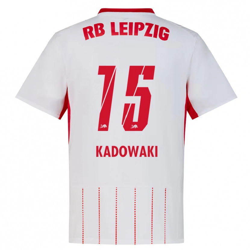 Danxen Dames Mai Kadowaki #15 Rood Wit Geel Thuisshirt Thuistenue 2026/27 T-Shirt