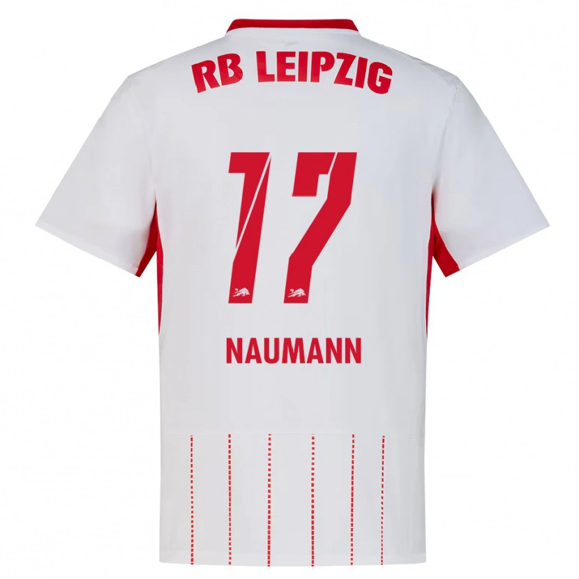 Danxen Dames Carlos Naumann #17 Rood Wit Geel Thuisshirt Thuistenue 2026/27 T-Shirt