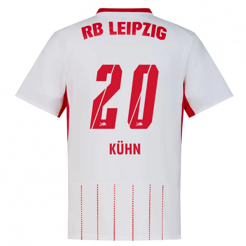 Danxen Dames Janne Kühn #20 Rood Wit Geel Thuisshirt Thuistenue 2026/27 T-Shirt