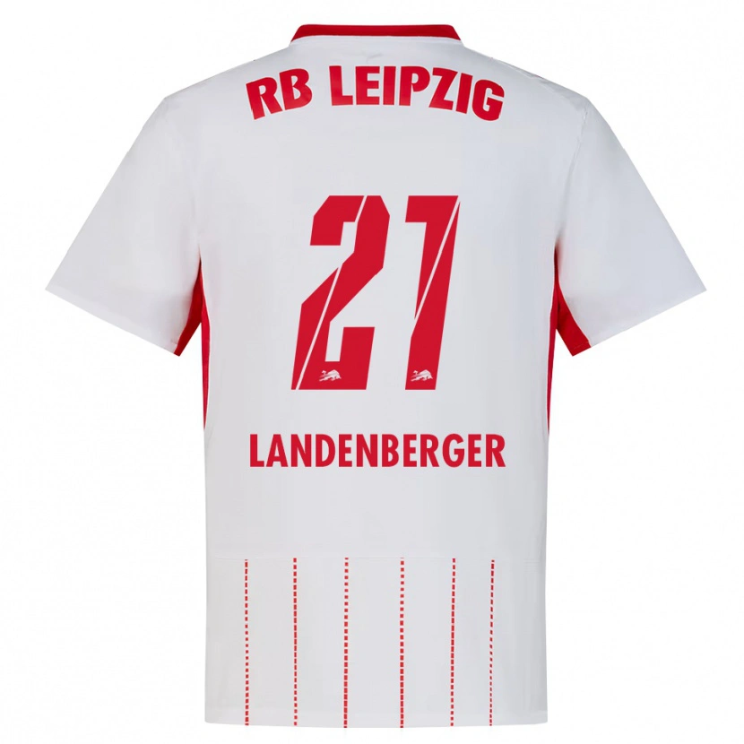 Danxen Dames Julia Landenberger #21 Rood Wit Geel Thuisshirt Thuistenue 2026/27 T-Shirt