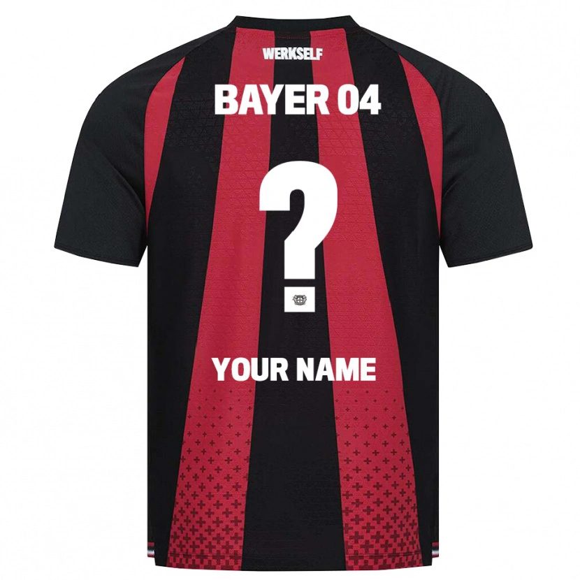 Danxen Dames Uw Naam #0 Zwart Wit Rood Thuisshirt Thuistenue 2026/27 T-Shirt