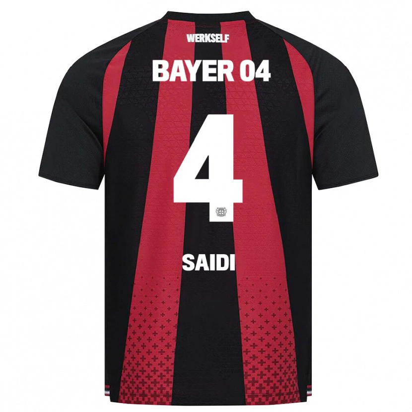 Danxen Dames Obaid Saidi #4 Zwart Wit Rood Thuisshirt Thuistenue 2026/27 T-Shirt