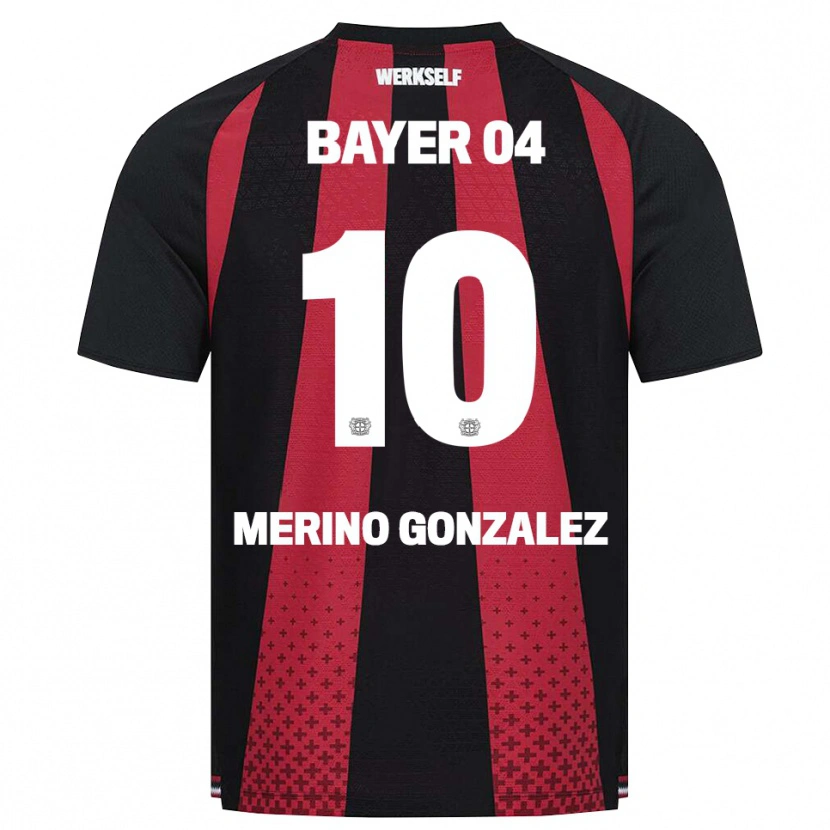 Danxen Dames Estrella Merino Gonzalez #10 Zwart Wit Rood Thuisshirt Thuistenue 2026/27 T-Shirt