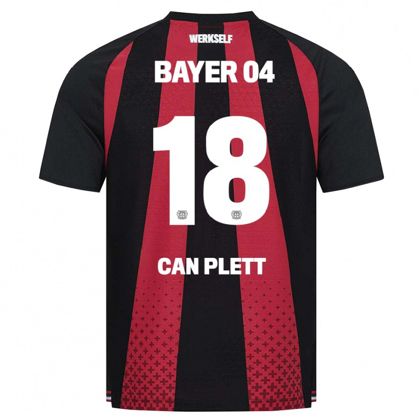 Danxen Dames Nico Can Plett #18 Zwart Wit Rood Thuisshirt Thuistenue 2026/27 T-Shirt