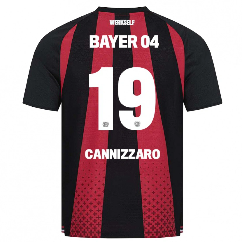 Danxen Dames Simone Cannizzaro #19 Zwart Wit Rood Thuisshirt Thuistenue 2026/27 T-Shirt