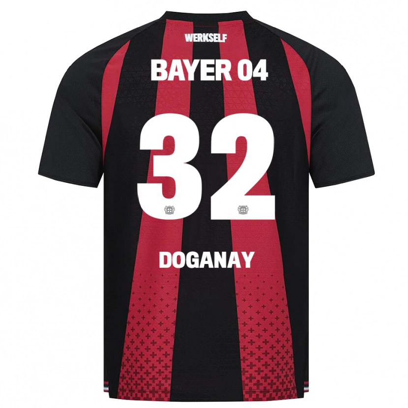 Danxen Dames Kenan Doganay #32 Zwart Wit Rood Thuisshirt Thuistenue 2026/27 T-Shirt