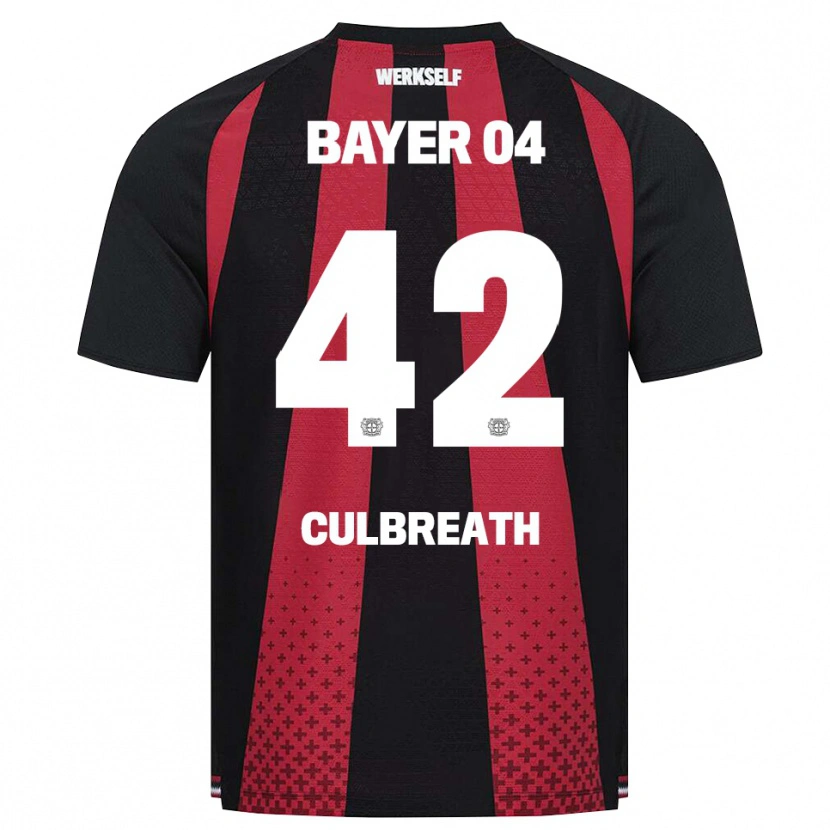 Danxen Dames Montrell Culbreath #42 Zwart Wit Rood Thuisshirt Thuistenue 2026/27 T-Shirt