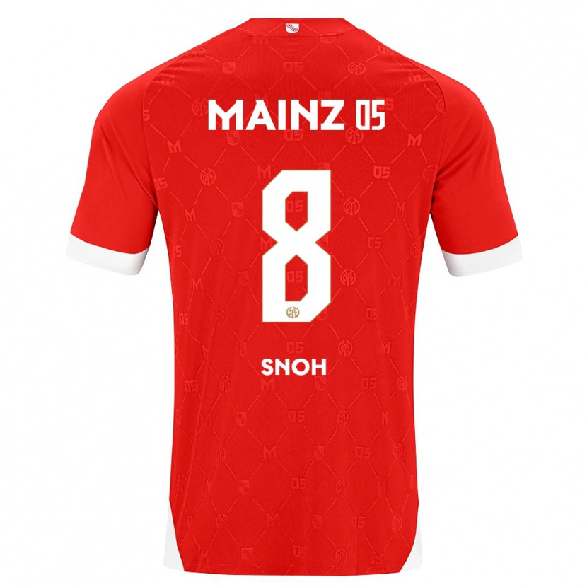 Danxen Dames Denton Snoh #8 Rood Wit Thuisshirt Thuistenue 2026/27 T-Shirt