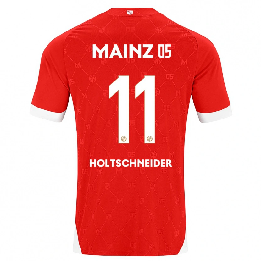 Danxen Dames Hannah Holtschneider #11 Rood Wit Thuisshirt Thuistenue 2026/27 T-Shirt