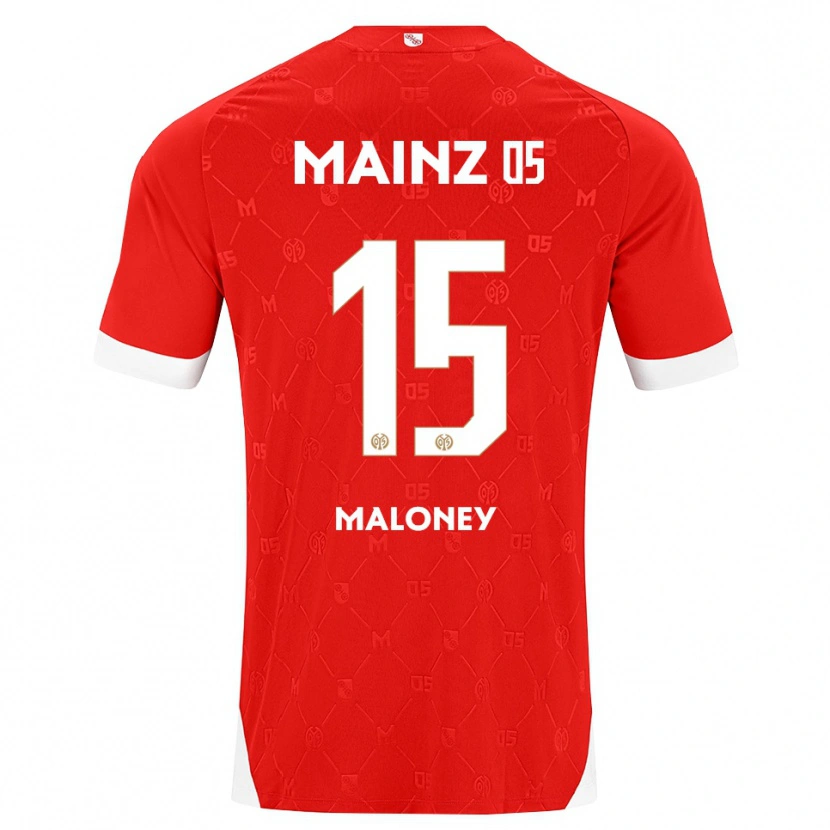 Danxen Dames Lennard Maloney #15 Rood Wit Thuisshirt Thuistenue 2026/27 T-Shirt