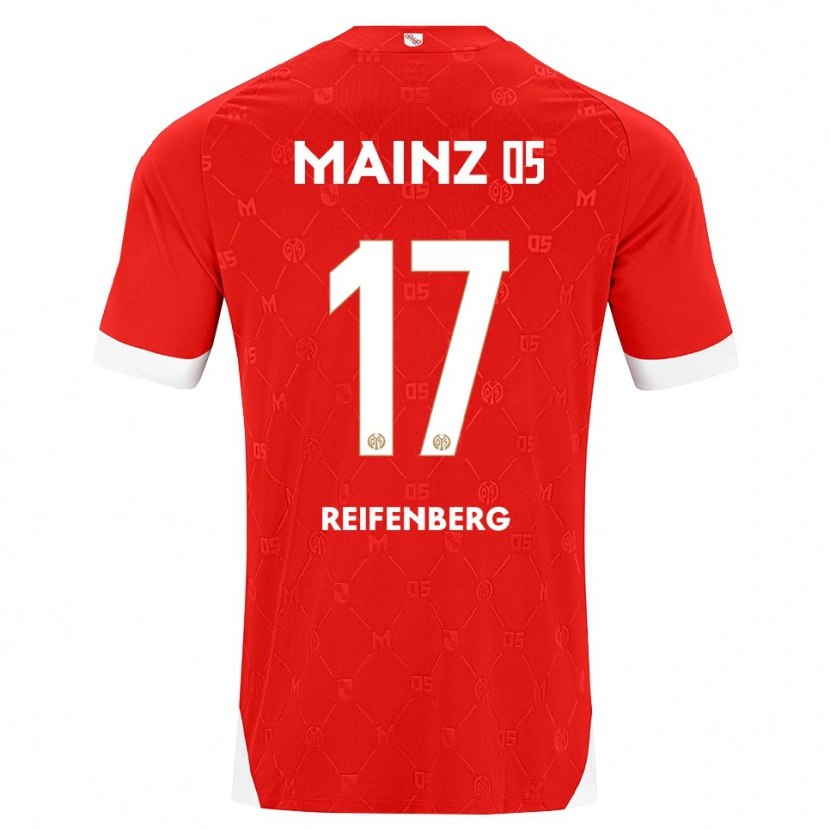 Danxen Dames Michelle Reifenberg #17 Rood Wit Thuisshirt Thuistenue 2026/27 T-Shirt