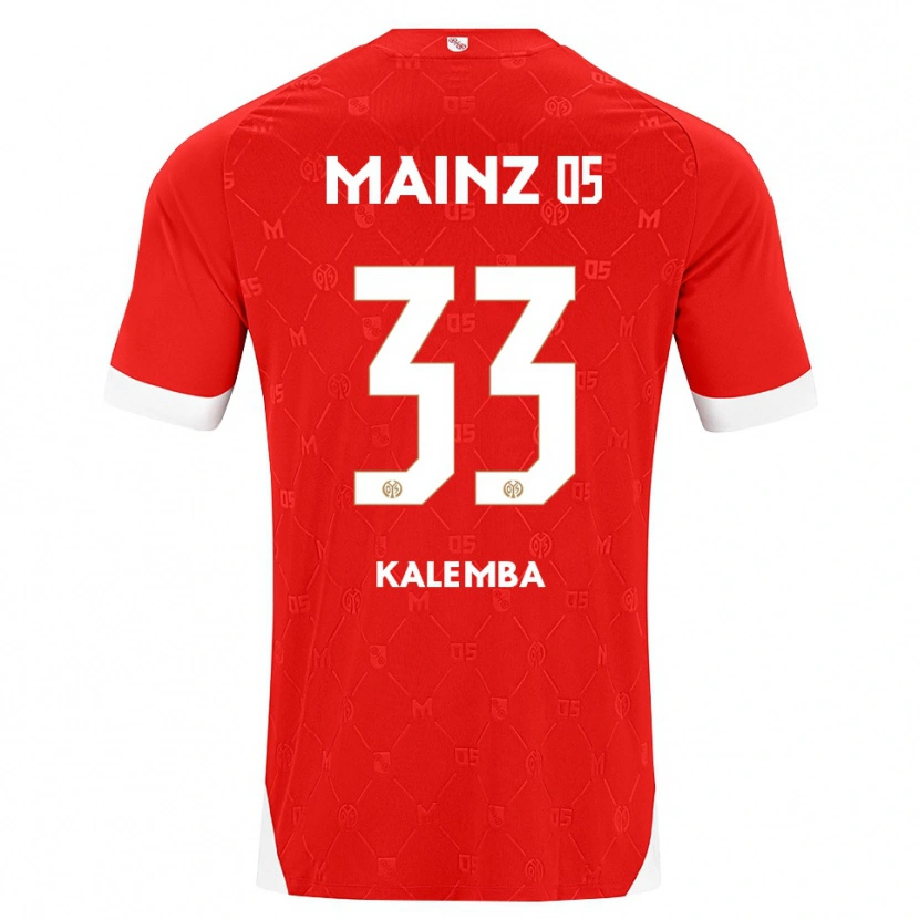 Danxen Dames Marcel Kalemba #33 Rood Wit Thuisshirt Thuistenue 2026/27 T-Shirt