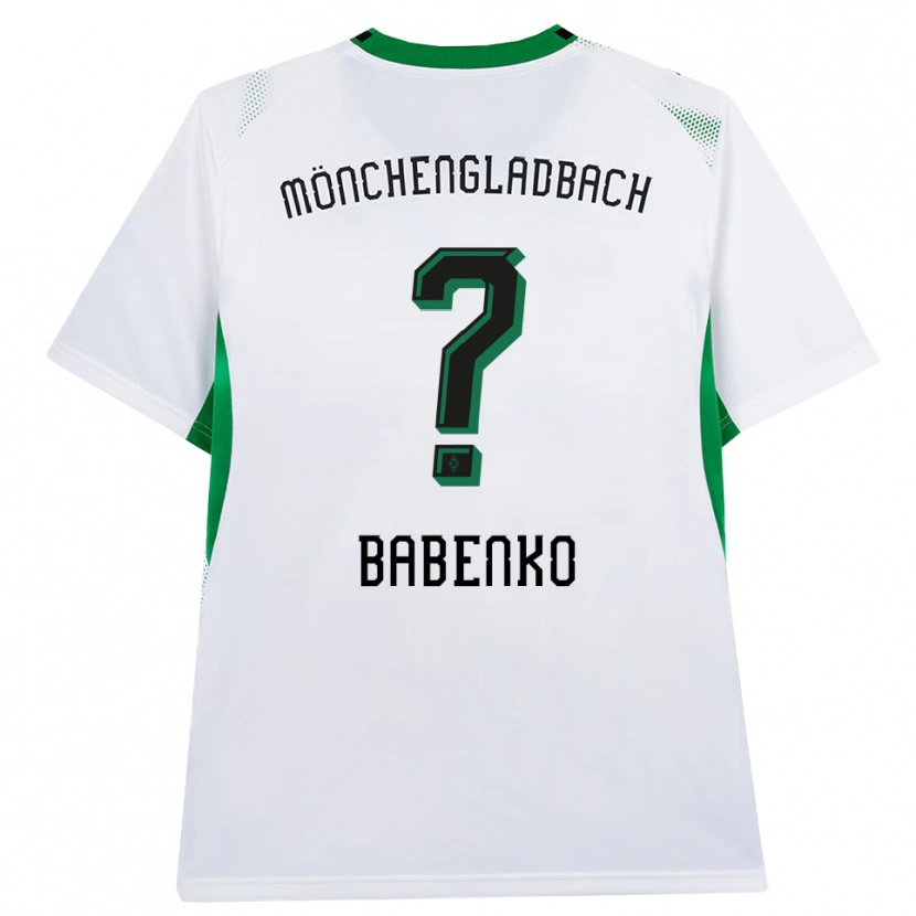 Danxen Dames Artur Babenko #0 Wit Zwart Groen Thuisshirt Thuistenue 2026/27 T-Shirt