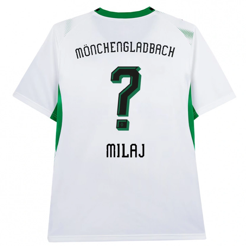 Danxen Dames Adonis Milaj #0 Wit Zwart Groen Thuisshirt Thuistenue 2026/27 T-Shirt