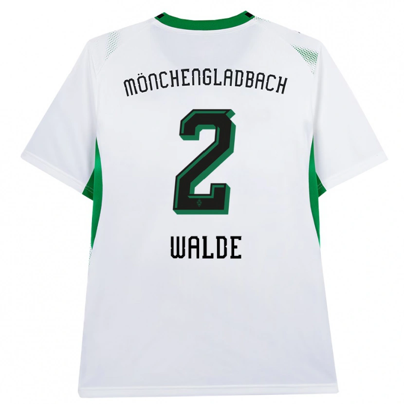 Danxen Dames Simon Walde #2 Wit Zwart Groen Thuisshirt Thuistenue 2026/27 T-Shirt