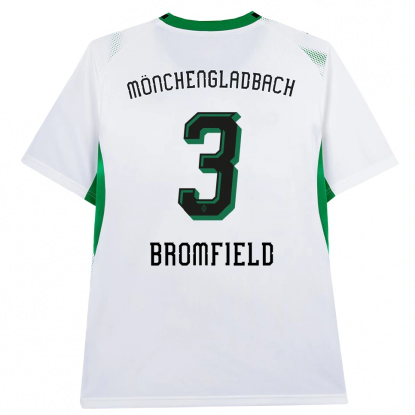 Danxen Dames Rio Bromfield #3 Wit Zwart Groen Thuisshirt Thuistenue 2026/27 T-Shirt