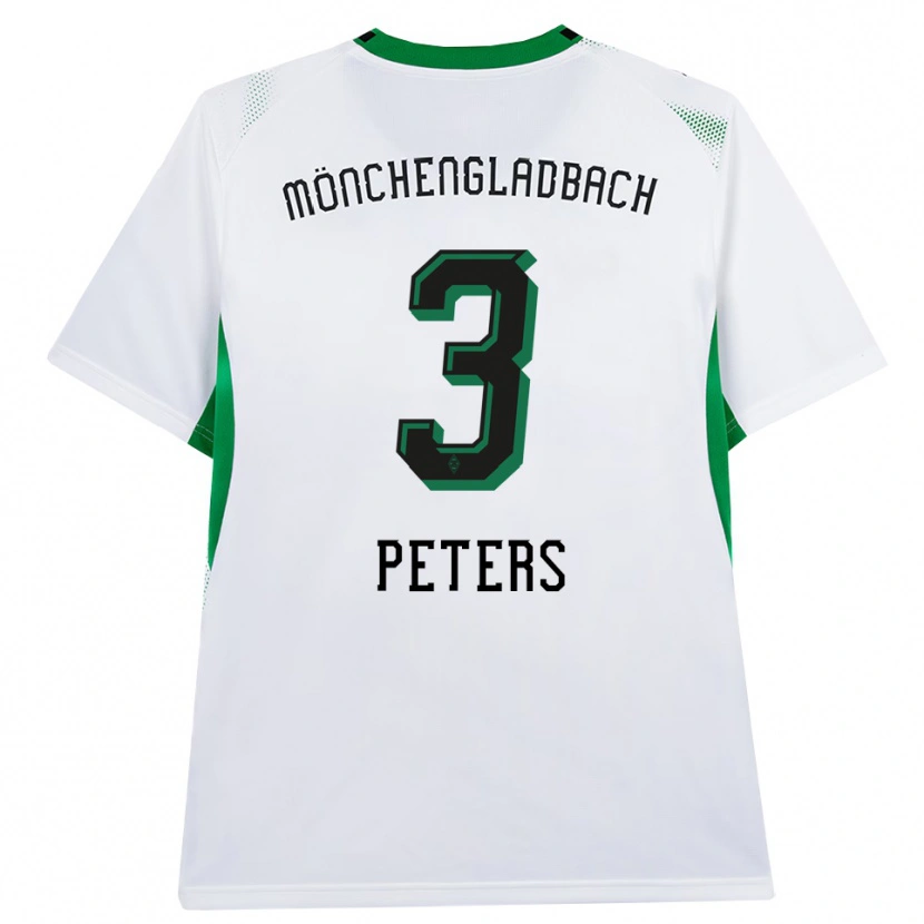 Danxen Dames Nils Peters #3 Wit Zwart Groen Thuisshirt Thuistenue 2026/27 T-Shirt