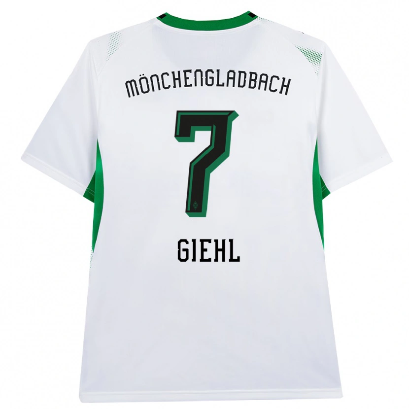 Danxen Dames Madita Giehl #7 Wit Zwart Groen Thuisshirt Thuistenue 2026/27 T-Shirt