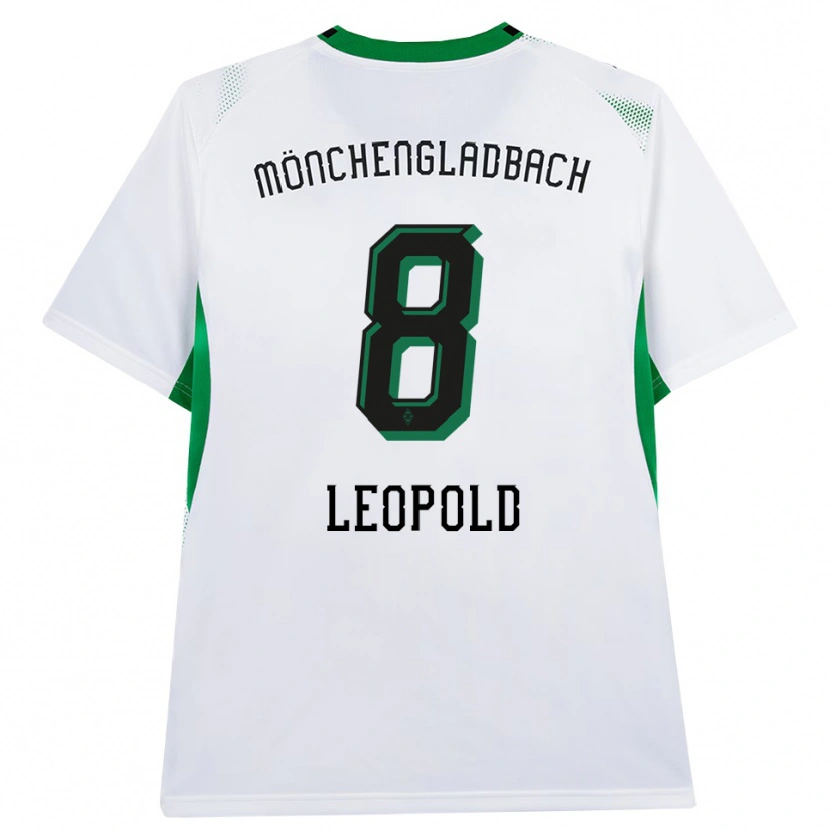 Danxen Dames Enzo Leopold #8 Wit Zwart Groen Thuisshirt Thuistenue 2026/27 T-Shirt