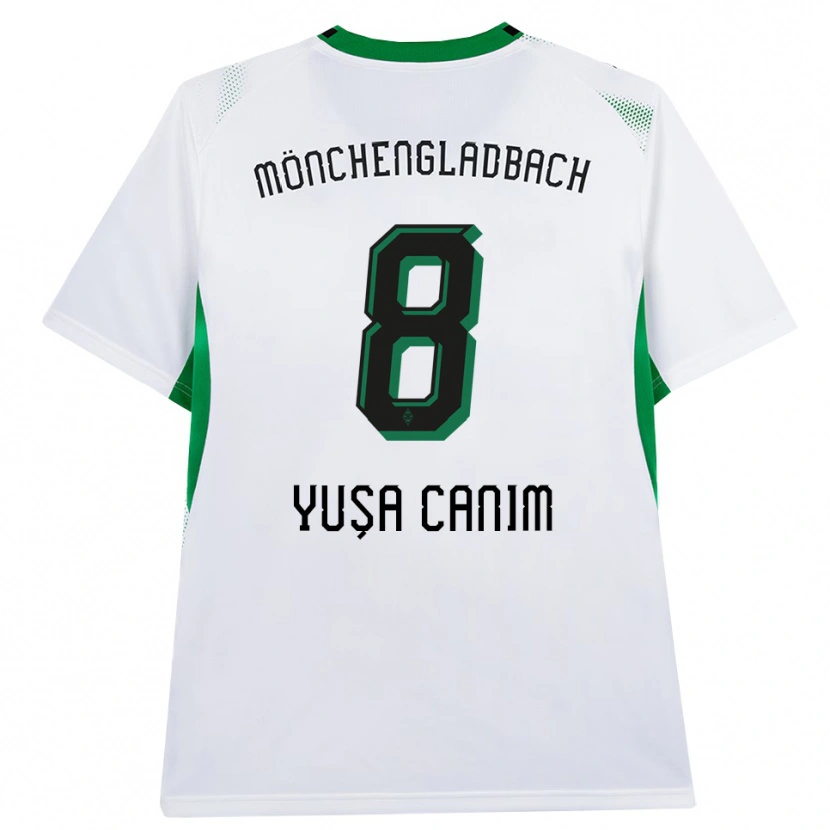 Danxen Dames Salih Yuşa Canım #8 Wit Zwart Groen Thuisshirt Thuistenue 2026/27 T-Shirt