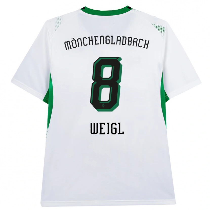 Danxen Dames Julian Weigl #8 Wit Zwart Groen Thuisshirt Thuistenue 2026/27 T-Shirt