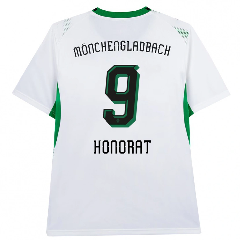 Danxen Dames Franck Honorat #9 Wit Zwart Groen Thuisshirt Thuistenue 2026/27 T-Shirt