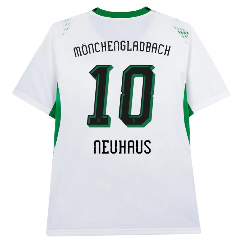 Danxen Dames Florian Neuhaus #10 Wit Zwart Groen Thuisshirt Thuistenue 2026/27 T-Shirt