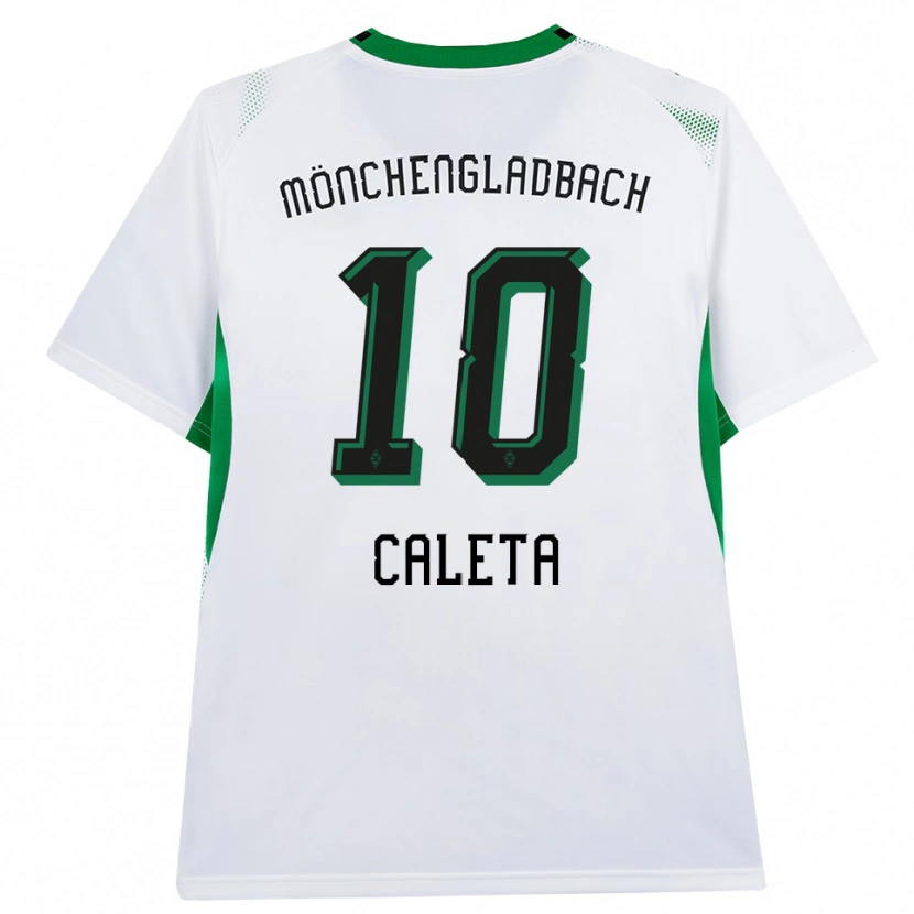 Danxen Dames Ivan Caleta #10 Wit Zwart Groen Thuisshirt Thuistenue 2026/27 T-Shirt
