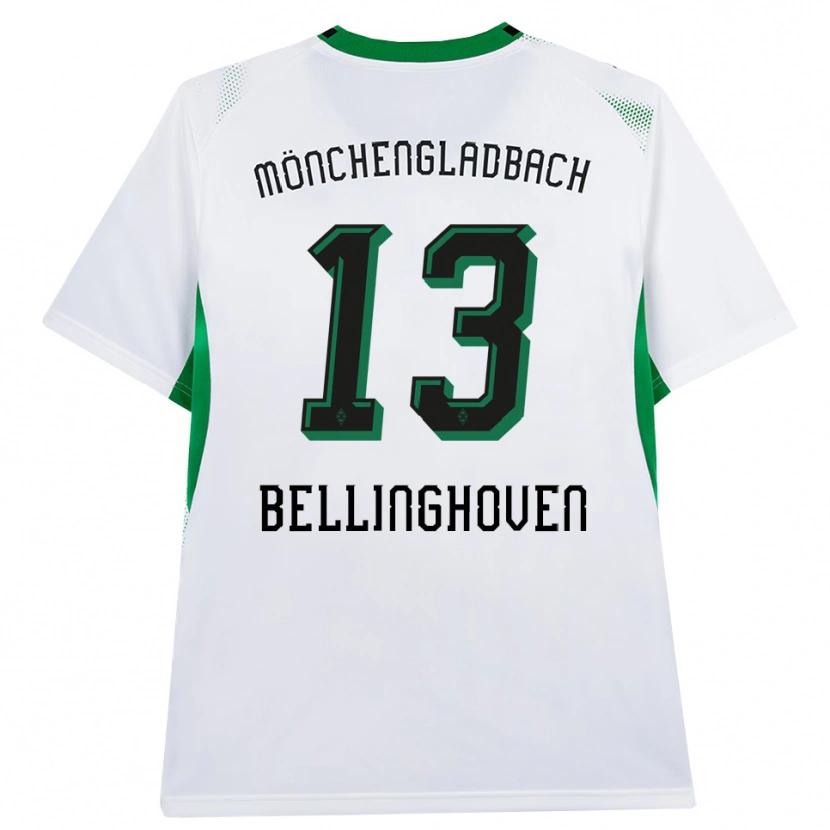 Danxen Dames Christina Bellinghoven #13 Wit Zwart Groen Thuisshirt Thuistenue 2026/27 T-Shirt