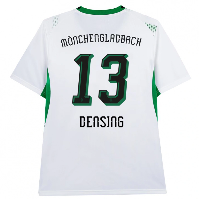 Danxen Dames Kyra Densing #13 Wit Zwart Groen Thuisshirt Thuistenue 2026/27 T-Shirt